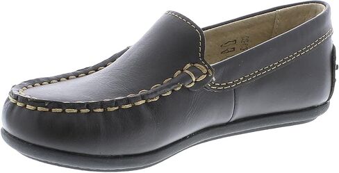 FOOTMATES Brooklyn Slip-On Penny Loafer Boys Shoes, Girls Shoes, with Wide Toe Box and Custom-Fit Insoles, Non-Marking Outsoles - for Toddlers, Little Kids, and Big Kids, Ages 1-12 in Kuwait
