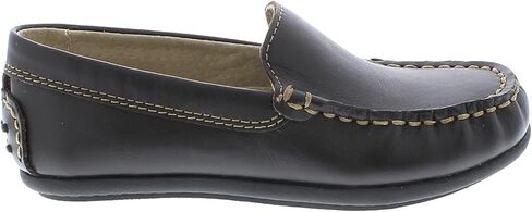 FOOTMATES Brooklyn Slip-On Penny Loafer Boys Shoes, Girls Shoes, with Wide Toe Box and Custom-Fit Insoles, Non-Marking Outsoles - for Toddlers, Little Kids, and Big Kids, Ages 1-12 in Kuwait