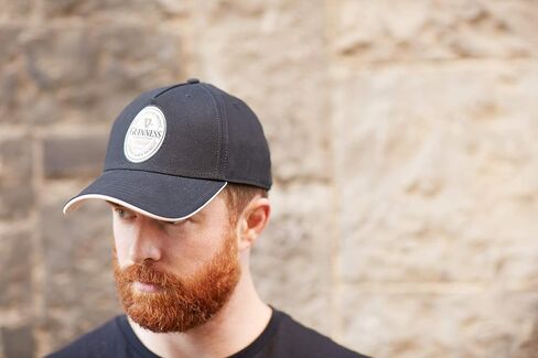 قبعة رسمية من Guinness Merchandise English Label (قابلة للتعديل)، أسود in Saudi Arabia