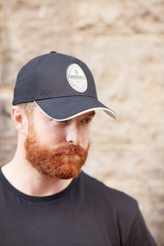 قبعة رسمية من Guinness Merchandise English Label (قابلة للتعديل)، أسود in Saudi Arabia