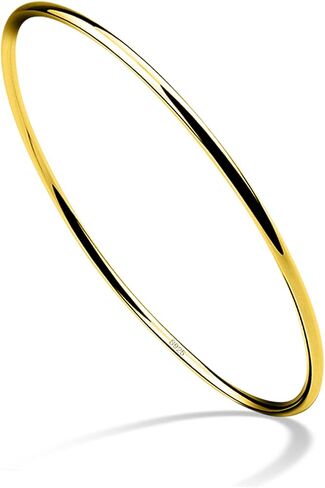 Minimalist Original 925 Sterling Silver Banglest Women DIY Stackable 1/2/3 ..Countless Set Bracelet 2MM Thick Diameter 60 mm -65 mm -68 mm Jewelry Gift Wife Girls Her in Kuwait