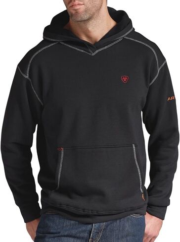 سترة Ariat FR Polartec Hoodie - سترة رجالية متينة طاردة للرياح والماء in Kuwait