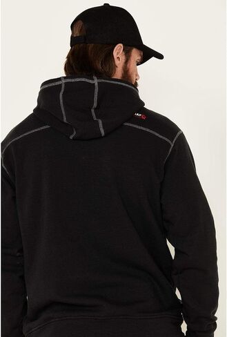 سترة Ariat FR Polartec Hoodie - سترة رجالية متينة طاردة للرياح والماء in Kuwait