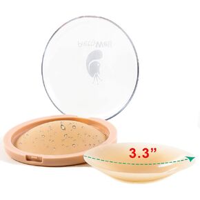 PRETTYWELL Nipple Cover Waterproof Silicone Nipple Pasties Nipple Covers for Women Reusable Sticky Breast Petals with Case in Kuwait