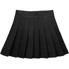 DOOVID School Uniform Skirts for Girls Kids Tennis Skirt Girl's Pleated Skirt Student 6-12 Years Mini Short Skirts