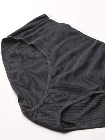 ملابس داخلية قصيرة من القطن المضلع للنساء من JUST MY SIZE، سراويل داخلية من القطن المضلع، 6 قطع in Kuwait