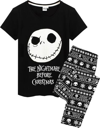 Disney Nightmare Before Christmas Pyjamas Womens Skellington PJ Top Trousers in Saudi Arabia