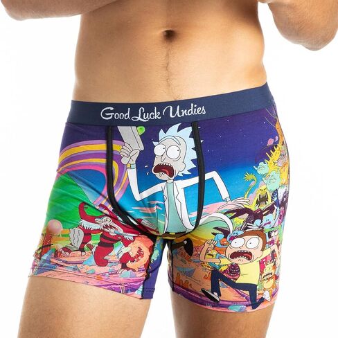 ملابس داخلية قصيرة للرجال من Good Luck Undies بوكسر ريك ومورتي in Kuwait