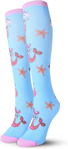 Benefeet Sox Women Girls Funny Novelty Knee High Socks Crazy Cute Over Calf Socks 3D Print Socks Halloween Christmas Cosplay in Kuwait