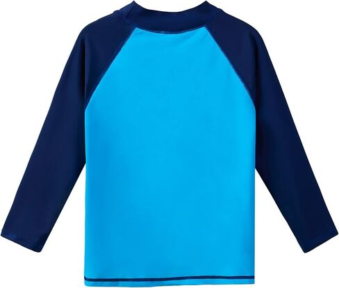 ملابس سباحة TFJH E للأطفال الأولاد بعامل حماية من الأشعة فوق البنفسجية 50+، ملابس سباحة واقية من الشمس بأكمام طويلة مكونة من قطعتين 3-14 سنة in Kuwait
