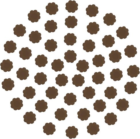 40 Pairs Nipple Covers Disposable, Breast Pasties Comfortable & Sexy, Adhesive Satin Petals Pasties for Women in Kuwait