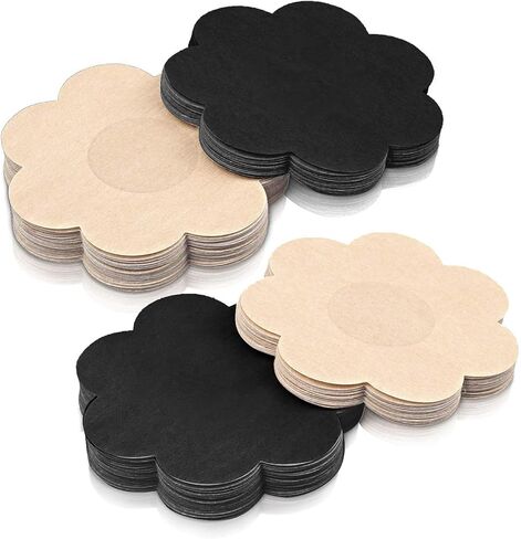 40 زوجًا من أغطية الحلمات للاستعمال مرة واحدة، فطائر الثدي مريحة ومثيرة، فطائر بتلات الساتان اللاصقة للنساء in Kuwait