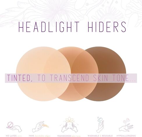 Boob-eez Headlight Hiders Thin Reusable Silicone Nipple Pasties in Kuwait