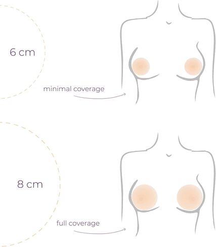 Boob-eez Headlight Hiders Thin Reusable Silicone Nipple Pasties in Kuwait