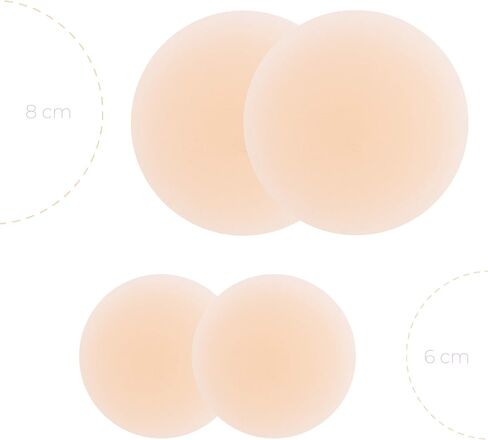 Boob-eez Headlight Hiders Thin Reusable Silicone Nipple Pasties in Kuwait