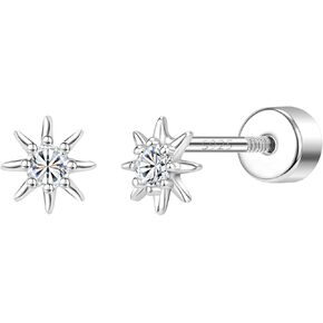 AoedeJ 925 Sterling Silver Earrings for Girls Screw Back Earrings for Girl Earrings With Screw Backs Women Earrings in Kuwait