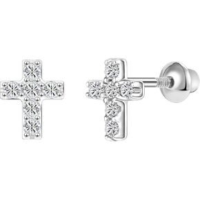 AoedeJ 925 Sterling Silver Earrings for Girls Screw Back Earrings for Girl Earrings With Screw Backs Women Earrings in Kuwait