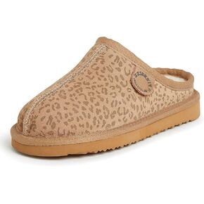 Fireside by Dearfoams Unisex-Child Dempsey Shearling Indoor/Outdoor Clog Slipper