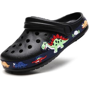 Meidiastra Kids Boys Girls Cartoon Clogs Slippers Toddler Slip On Lightweight Beach Pool Sandals