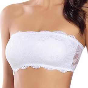 حمالة صدر من Flora Lace Bralette Bandeau للنساء بدون خياطة من أعلى طبقات حمالات الصدر بدون حمالات in Kuwait