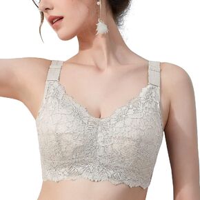 Baetty Bras for Women No Underwire, Supportive Minimizer Bras for Women Full Coverage with Honeycomb Inner Cushion (4210)