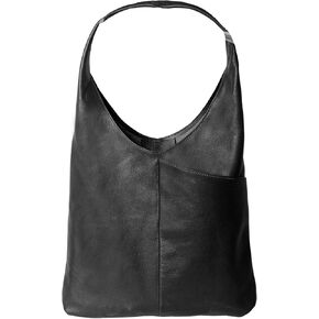 Leather Tote Bag for Women Ladies Purse Travel Shopping Bag Hobo Carry Shoulder Bag Multipurpose Handbag by KPL