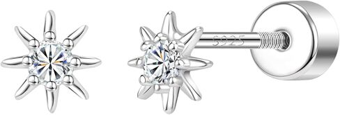 AoedeJ 925 Sterling Silver Earrings for Girls Screw Back Earrings for Girl Earrings With Screw Backs Women Earrings in Kuwait