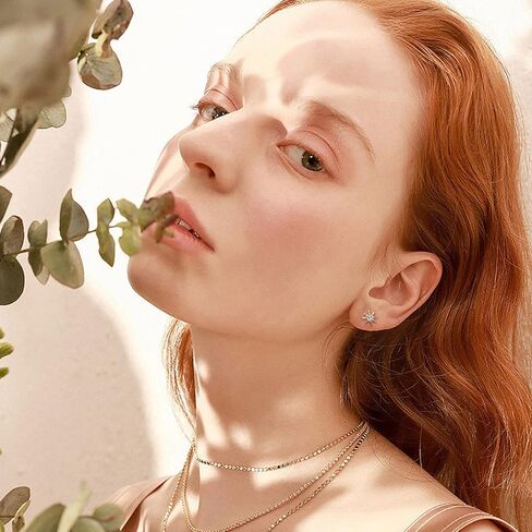 AoedeJ 925 Sterling Silver Earrings for Girls Screw Back Earrings for Girl Earrings With Screw Backs Women Earrings in Kuwait