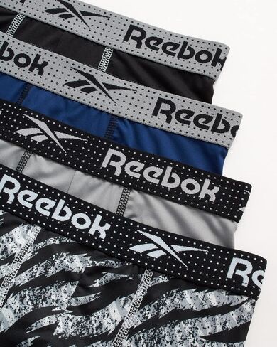 Reebok Boys’ Underwear - Performance Boxer Briefs (4 Pack) in Kuwait