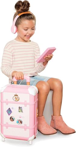 Disney Princess Travel Suitcase Play Set for Girls with Luggage Tag by Disney Princess Style Collection, 14 Pretend Play Accessories Pieces Including Travel Passport! For Ages 3+ in Saudi Arabia