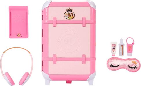 Disney Princess Travel Suitcase Play Set for Girls with Luggage Tag by Disney Princess Style Collection, 14 Pretend Play Accessories Pieces Including Travel Passport! For Ages 3+ in Saudi Arabia