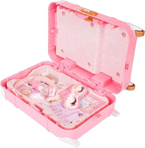 Disney Princess Travel Suitcase Play Set for Girls with Luggage Tag by Disney Princess Style Collection, 14 Pretend Play Accessories Pieces Including Travel Passport! For Ages 3+ in Saudi Arabia