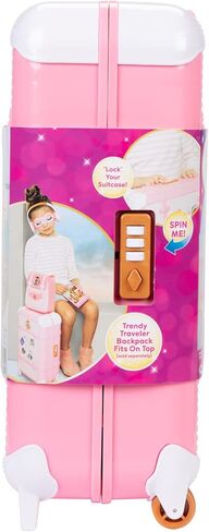 Disney Princess Travel Suitcase Play Set for Girls with Luggage Tag by Disney Princess Style Collection, 14 Pretend Play Accessories Pieces Including Travel Passport! For Ages 3+ in Saudi Arabia