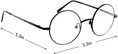 نظارات VIGUEUR Wizard - نظارات دائرية ذات إطار معدني للأزياء in Kuwait