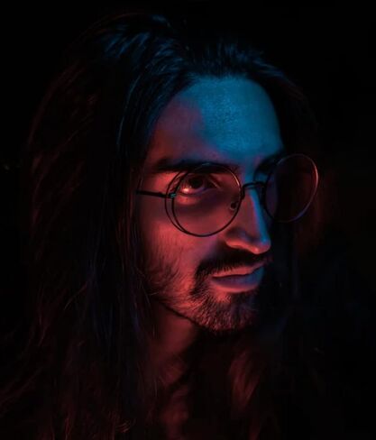 نظارات VIGUEUR Wizard - نظارات دائرية ذات إطار معدني للأزياء in Kuwait