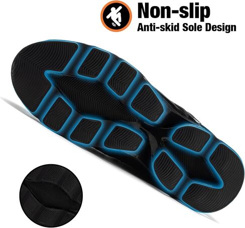 Kezhiho Steel Toe Shoes for Men Women Cushion Comfortable Work Shoes Lightweight Breathable Sneakers Slip Resistant Indestructible Construction Industrial Safety Shoes in Kuwait