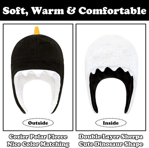 Baby Boy Sherpa Hats and Mittens Set Toddler Gloves Warm Fleece Winter Hat Baby Girl in Saudi Arabia