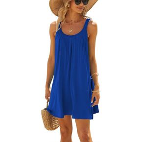 Jar of Love Women's Beach Dress Bikini Beachwear Coverups Casual Vacation Short Summer Halter Dresses in Saudi Arabia