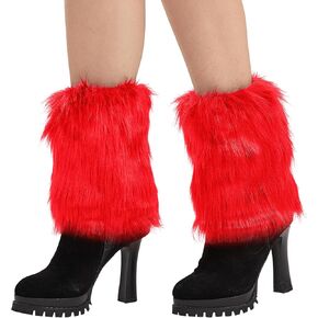 Nanxson Womens Fur Leg Warmer Winter Short Boot Cuffs Covers Sleeves TTW0071