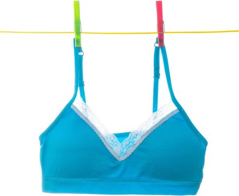 Alyce Intimates Pack of 6 Seamless Girls Bra with Lace Trim & Adjustable Straps in Kuwait
