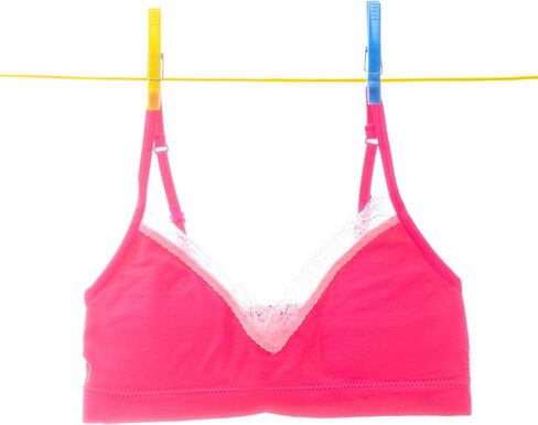 Alyce Intimates Pack of 6 Seamless Girls Bra with Lace Trim & Adjustable Straps in Kuwait