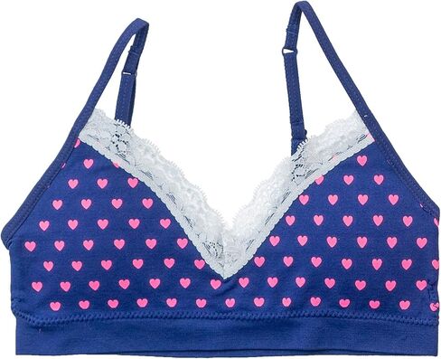 Alyce Intimates Pack of 6 Seamless Girls Bra with Lace Trim & Adjustable Straps in Kuwait