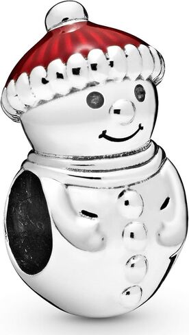 PANDORA Jewelry Snowman and Christmas Hat Sterling Silver Charm in Saudi Arabia