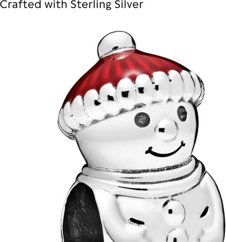 PANDORA Jewelry Snowman and Christmas Hat Sterling Silver Charm in Saudi Arabia