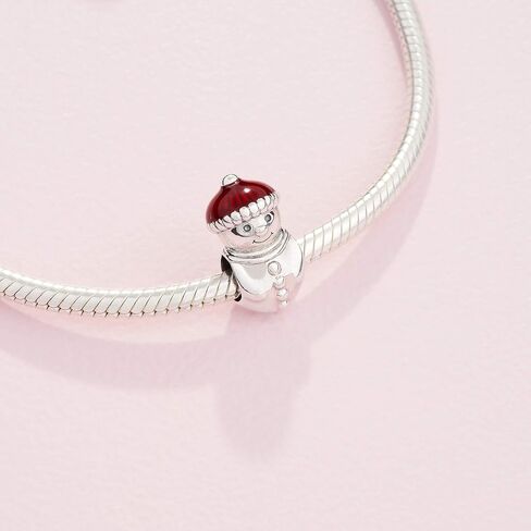 PANDORA Jewelry Snowman and Christmas Hat Sterling Silver Charm in Saudi Arabia