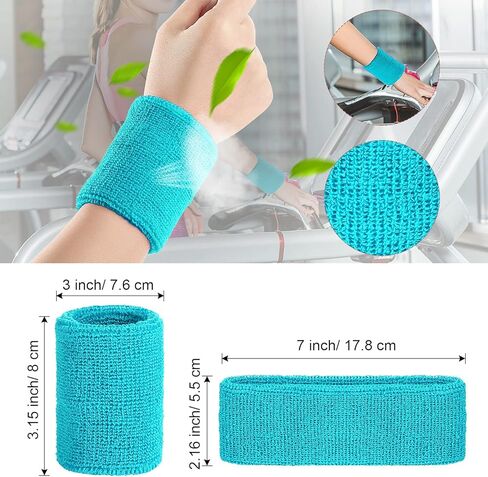 SATINIOR 80s Leg Warmers Set, Women Neon Running Headband Wristbands Knit Outfit Sport Accessories in Kuwait