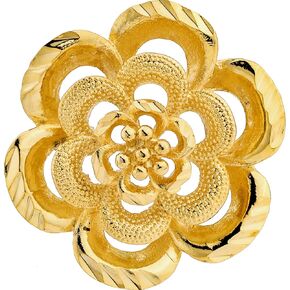18K Gold Tone lapel Pins Brooch for Men Suit, Metal Flower Brooch Pins for Women, Mens Suit Accessories on Wedding Birthday Anniversary Father's Day.