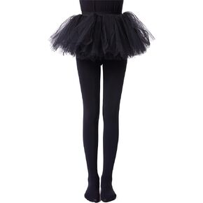 Frola Girls'Winter Warm Footed Tights Fleece Lined Thermal Winter Leggings 300 Denier Age 2-13