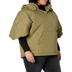The Drop Women's Noelle Quilted Anorak Cape