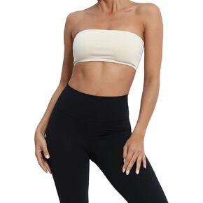 MISSACTIVER المرأة مبطن حمالة الصدر الرياضة العصابة الصلبة أكمام دعم لاسلكي Bralette المحاصيل صديرية دائرية اليوغا اللياقة البدنية